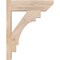 Ekena Millwork Merced Slat Smooth Outlooker, Douglas Fir, 5 1/2"W x 16"D x 20"H OUT06X16X20MRC06SDF - alternate 3